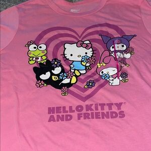 Hello Kitty Pink Heart plus size Tee